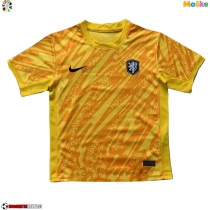 Moške Nogometnih dresov Nizozemska Vratar Gostujoči EP 2024 Kratki rokavi